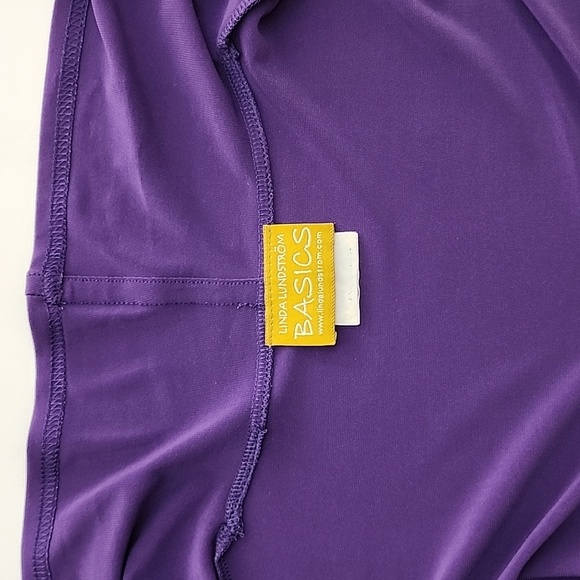 Linda Lundstrom Basics Purple Long Sleeves Cardigan Lightweight Size M/L - Picture 4 of 9